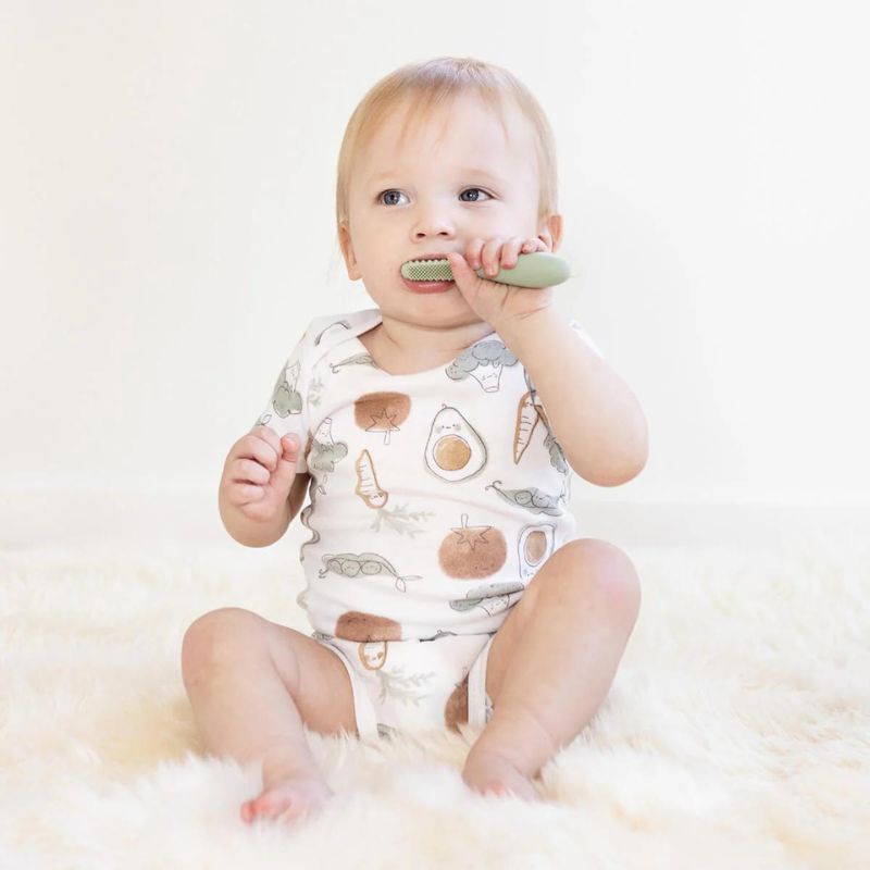 Baby-Led Toothbrush + Sensory Tongue Depressor Dual Pack