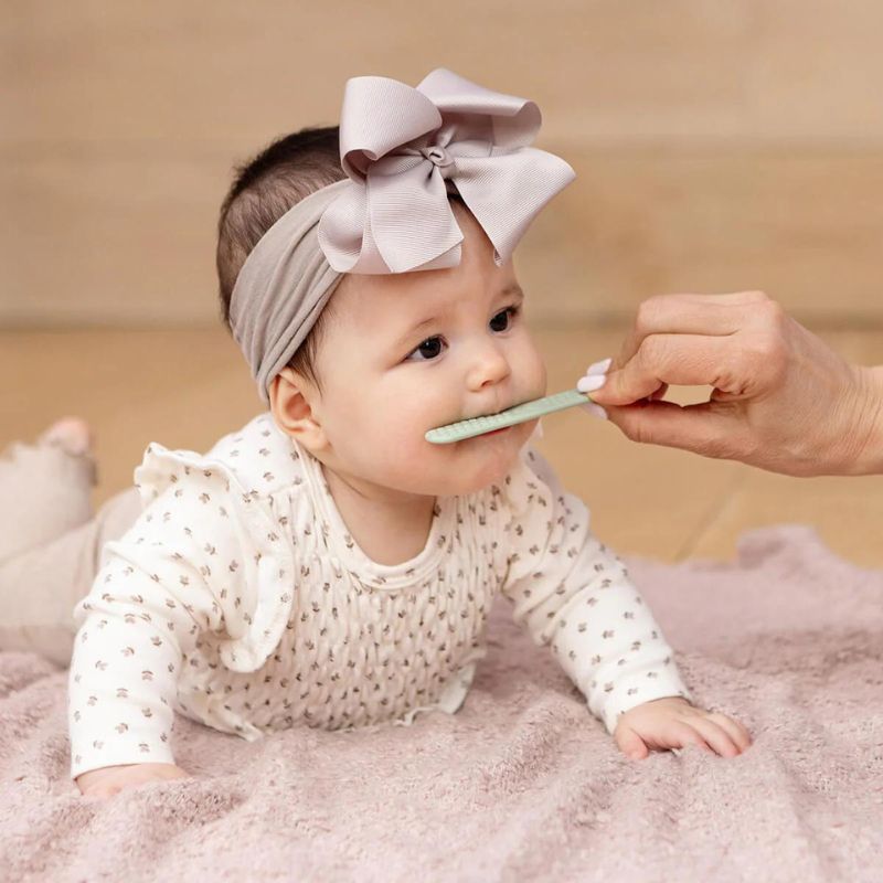 Baby-Led Toothbrush + Sensory Tongue Depressor Dual Pack