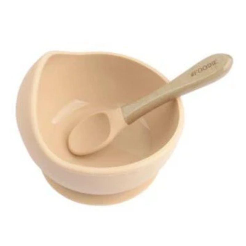 Ensemble bol + cuillère en silicone