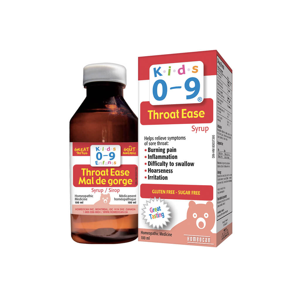 Kids 0-9 Throat Ease Syrup 100mL