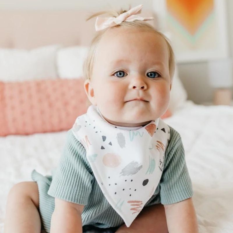 Bandana Drool Bibs - 4 Pack Zella