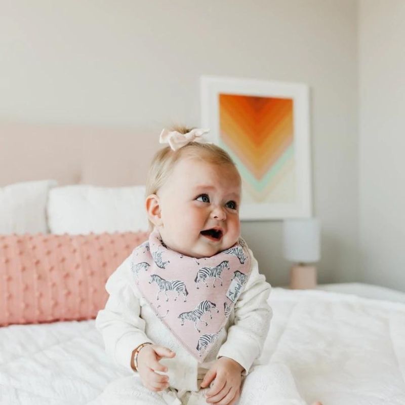 Bandana Drool Bibs - 4 Pack Zella