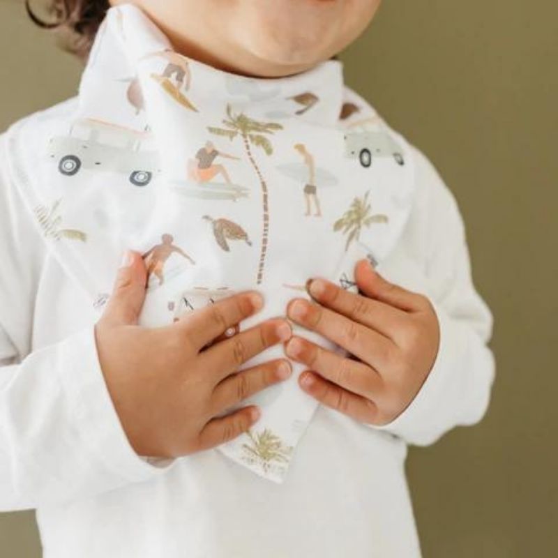 Bandana Drool Bibs - 4 Pack Maui