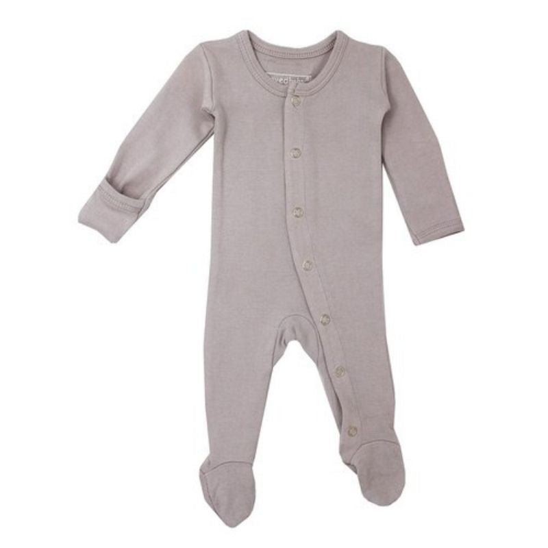 Organic Snap Sleepers Light Grey