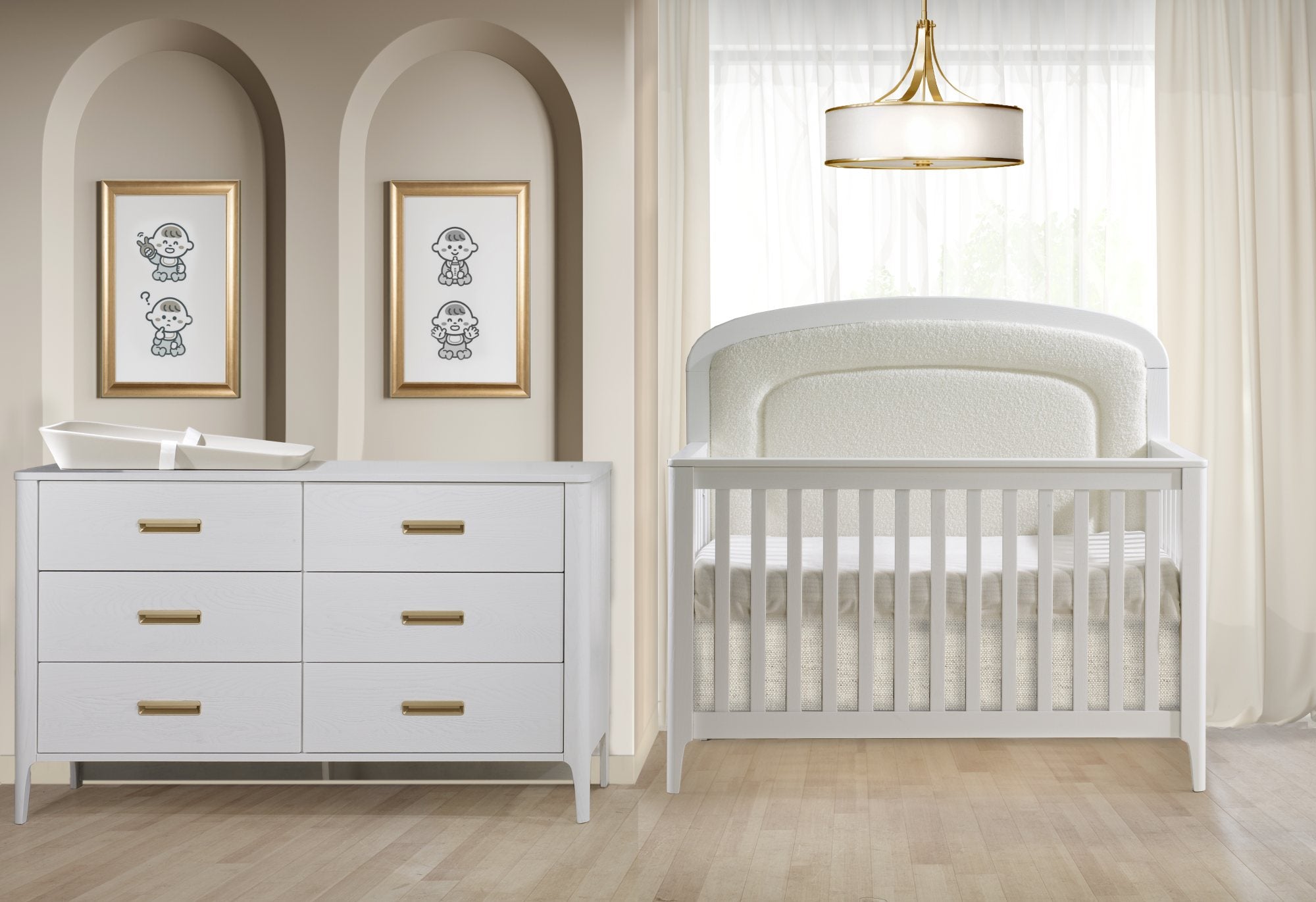 Palo Double Dresser 56" by Natart Juvenile at $1949! Shop now at Nestled by Snuggle Bugz for Dressers.