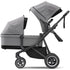 Sleek Sibling Seat Grey Melange/Black