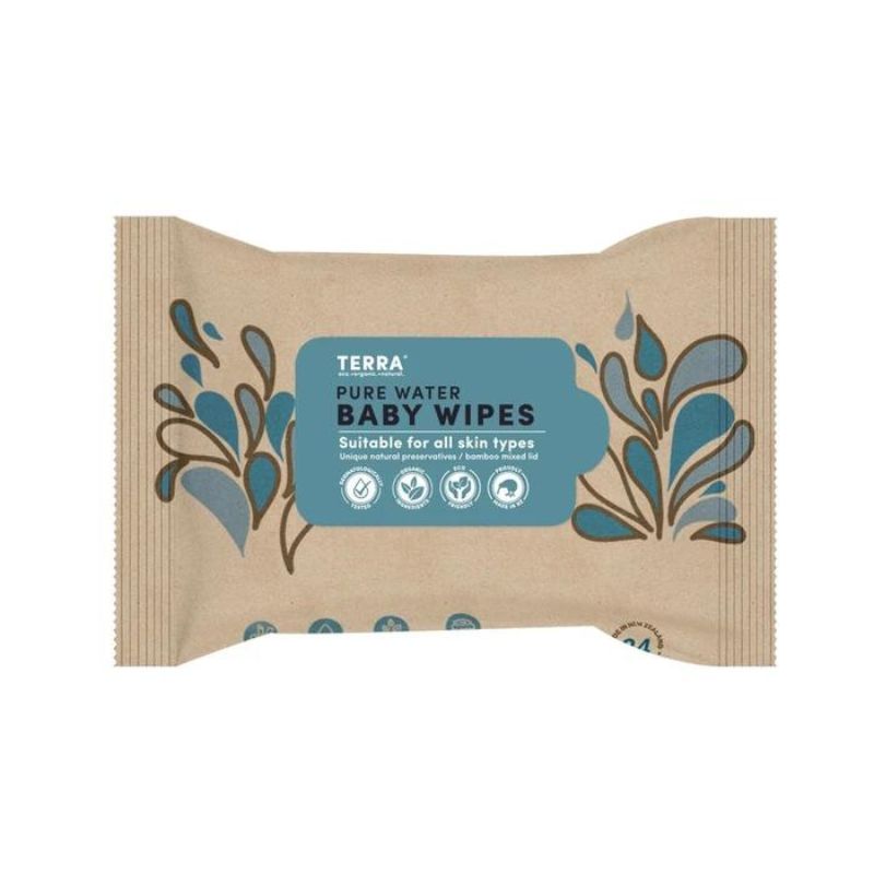 Pure New Zealand Water Baby Wipes - 24 Pack