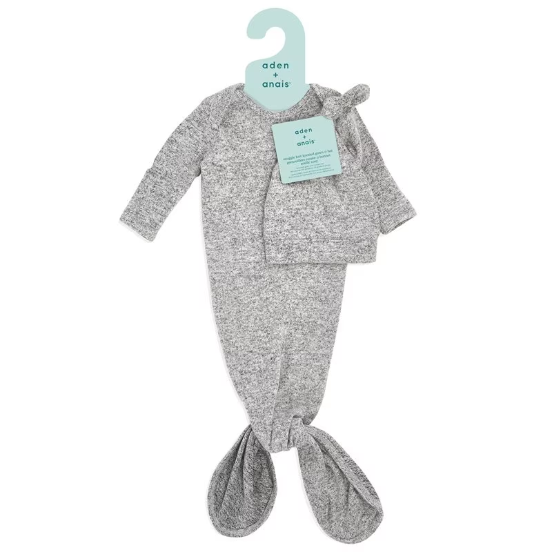 Ensemble robe + bonnet en tricot confortable
