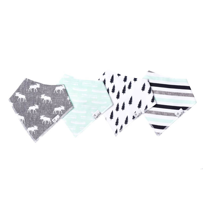 Bandana Drool Bibs - 4 Pack