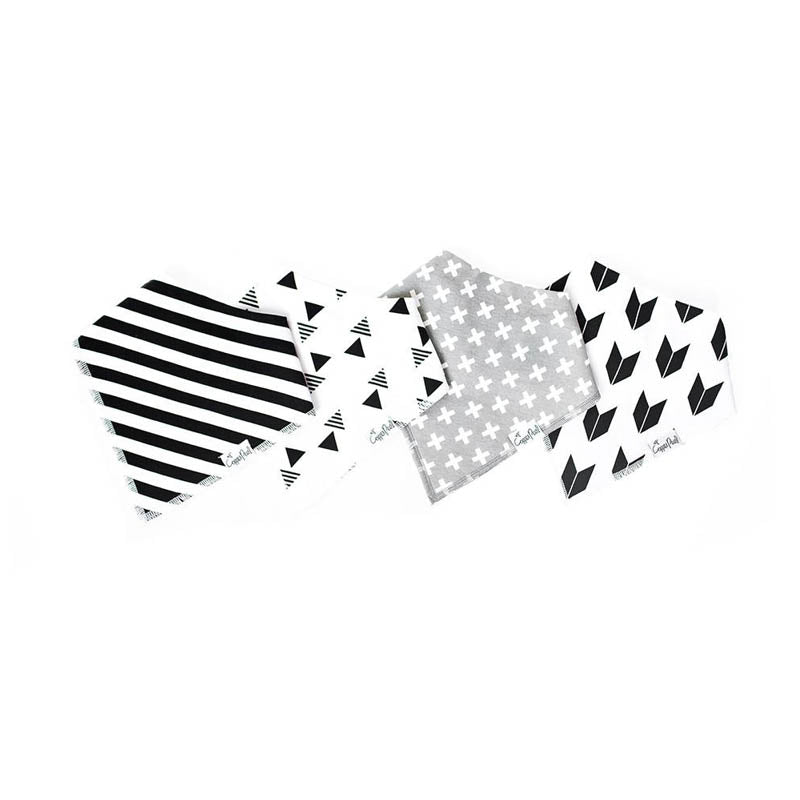Bandana Drool Bibs - 4 Pack
