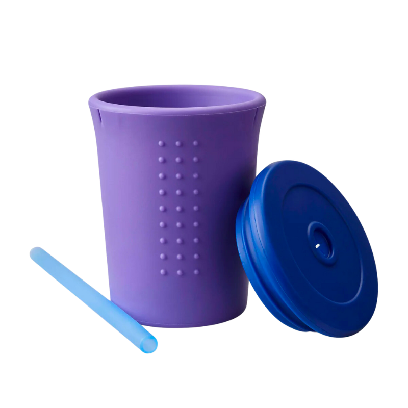Silicone Kids Straw Cup - 12 oz
