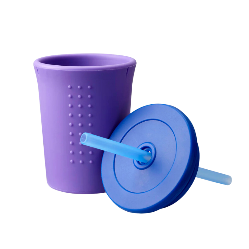 Silicone Kids Straw Cup - 12 oz