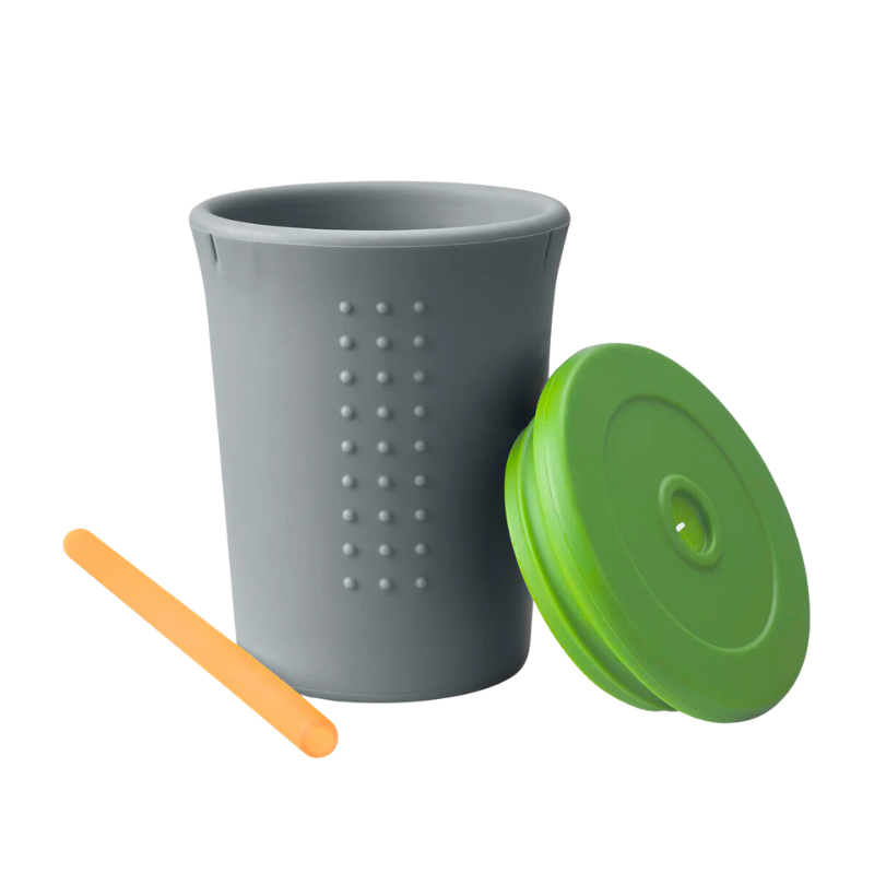Silicone Kids Straw Cup - 12 oz