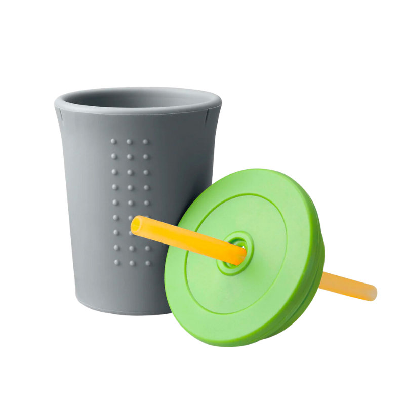 Silicone Kids Straw Cup - 12 oz