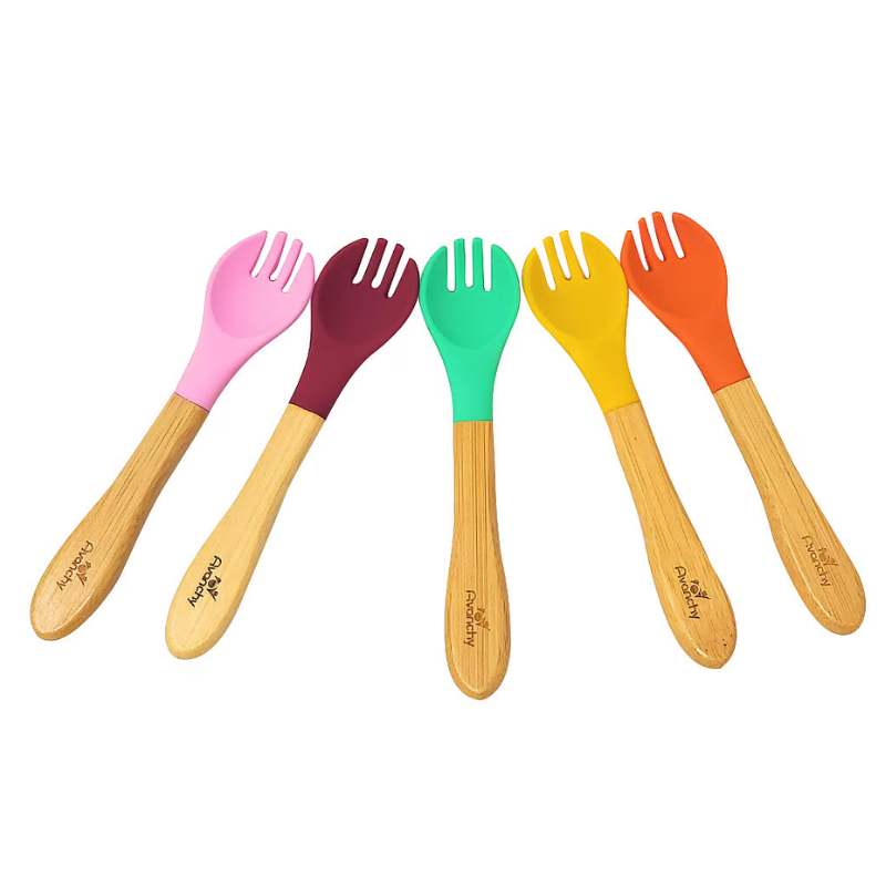 Bamboo Baby Forks - 5 Pack
