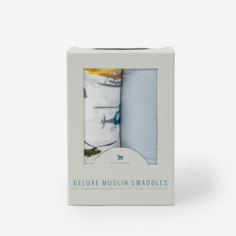 Muslin Deluxe Swaddle - 2 Pack