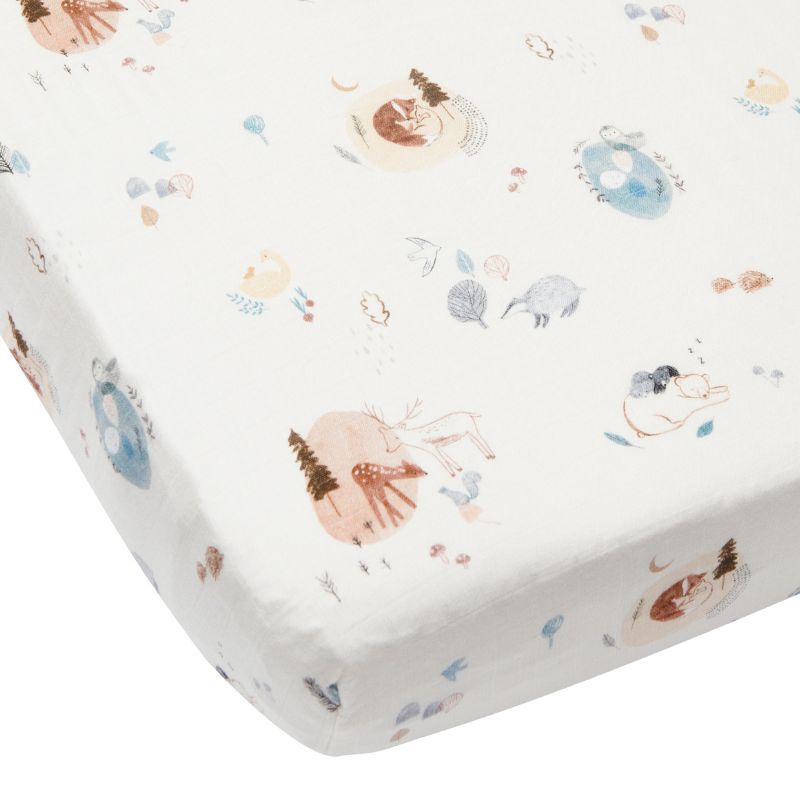 Fitted Muslin Crib Sheets