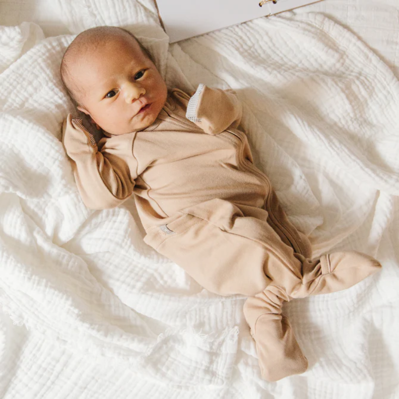 Organic Cotton Footie Sleepers