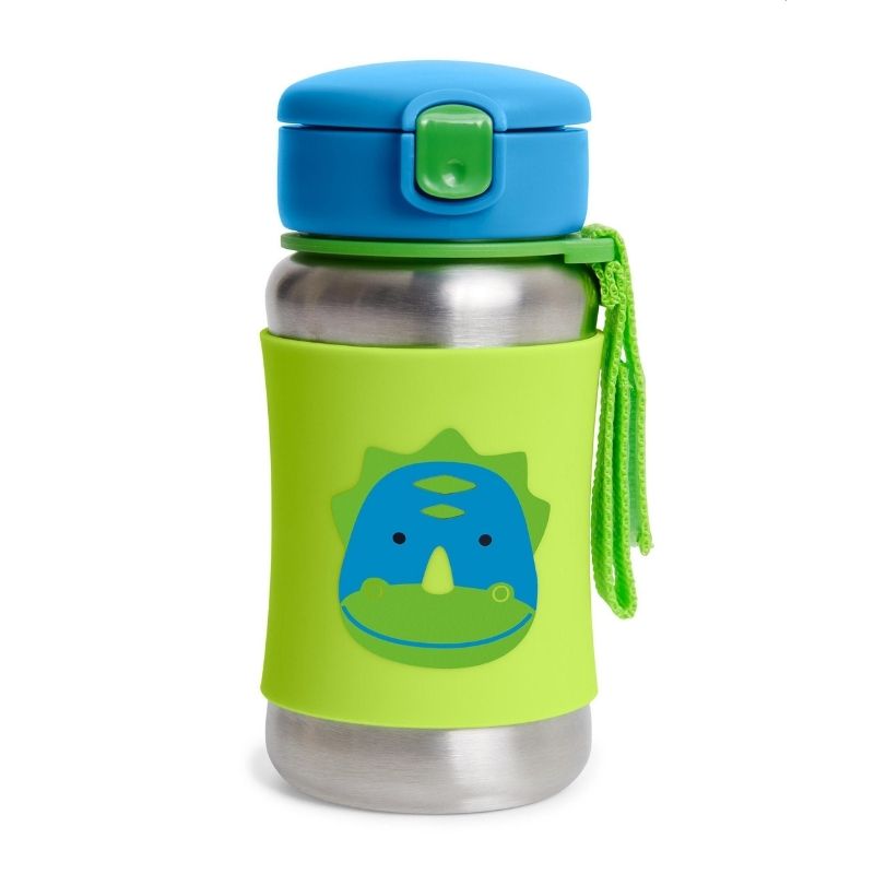 Zoo Stainless Steel Straw Bottle